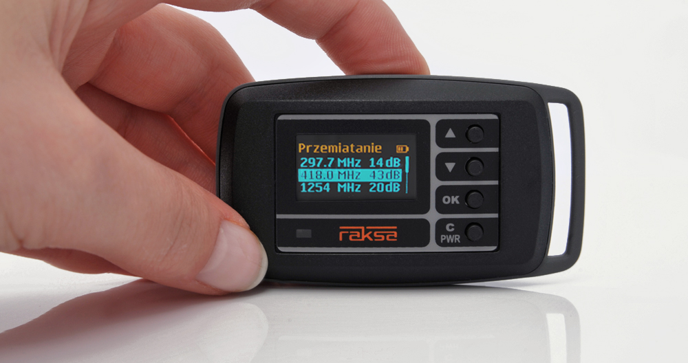 Samodzielne wykrywanie podsłuchu z profesjonalnym wykrywaczem  RAKSA-120 PL to profes przejrzysty i skuteczny (fot. materiały własne)
